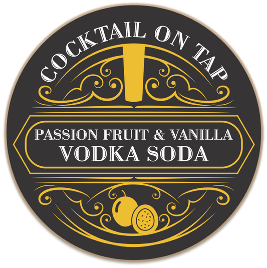The Stork Club Passion Fruit & Vanilla Vodka Soda - 20L
