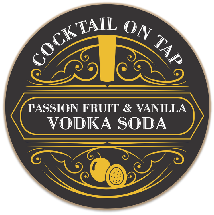 The Stork Club Passion Fruit & Vanilla Vodka Soda - 20L