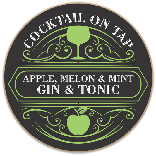 The Stork Club Flavoured Apple, Melon, Mint Gin & Tonic - 20L