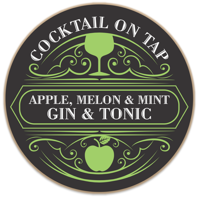 The Stork Club Flavoured Apple, Melon, Mint Gin & Tonic - 20L