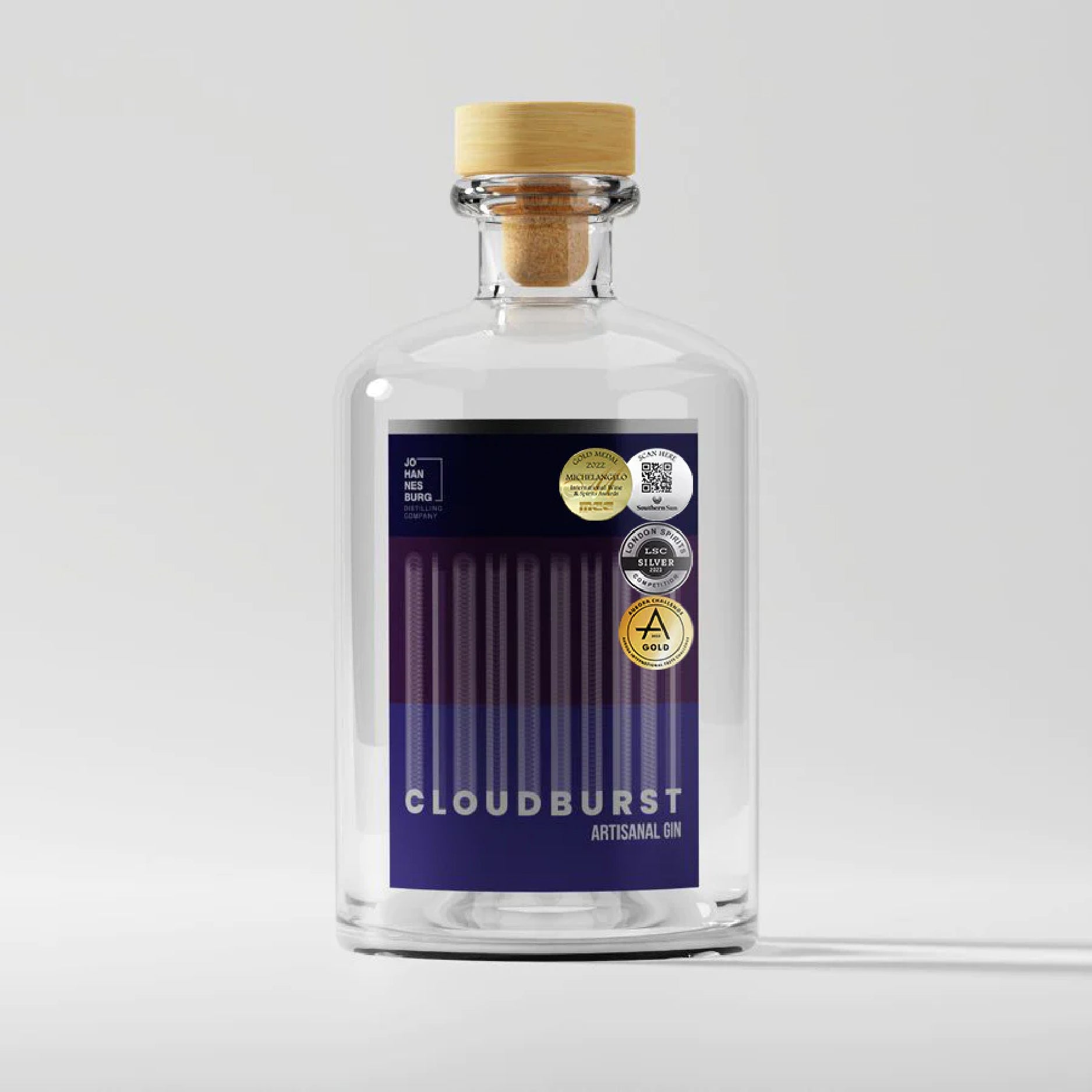 Cloudburst Artisanal Gin - 750ml Bottle